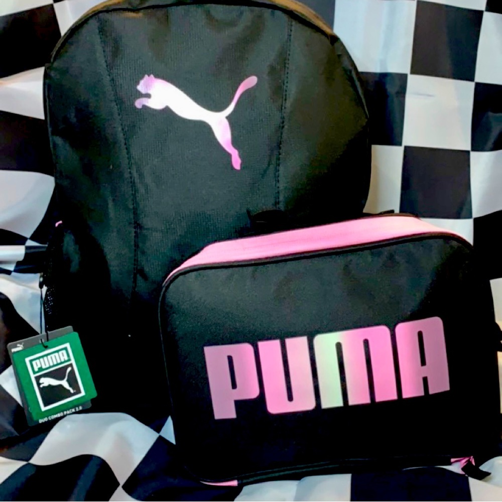Puma Backpack Lunchbox Combo New!